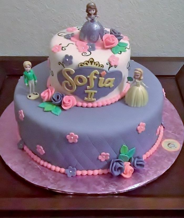 Sofia the first Cake