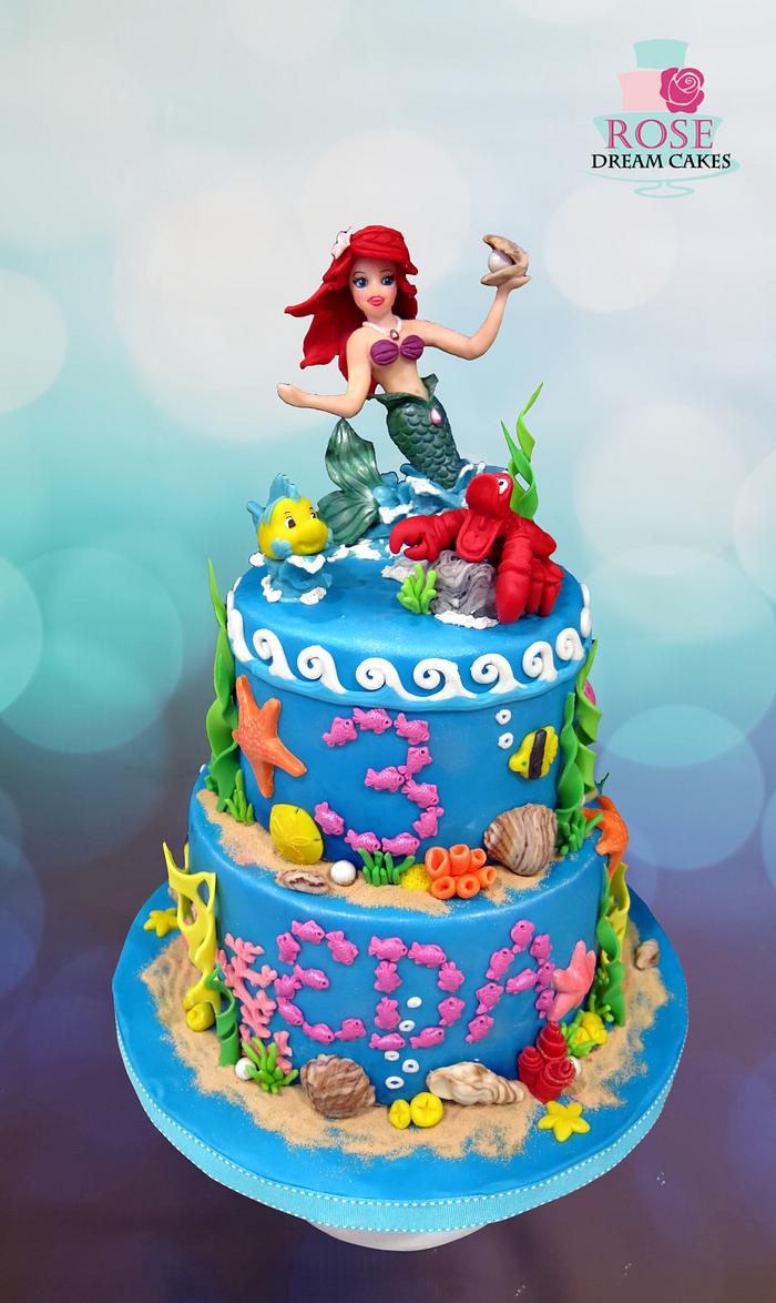 Dancing Ariel Cake