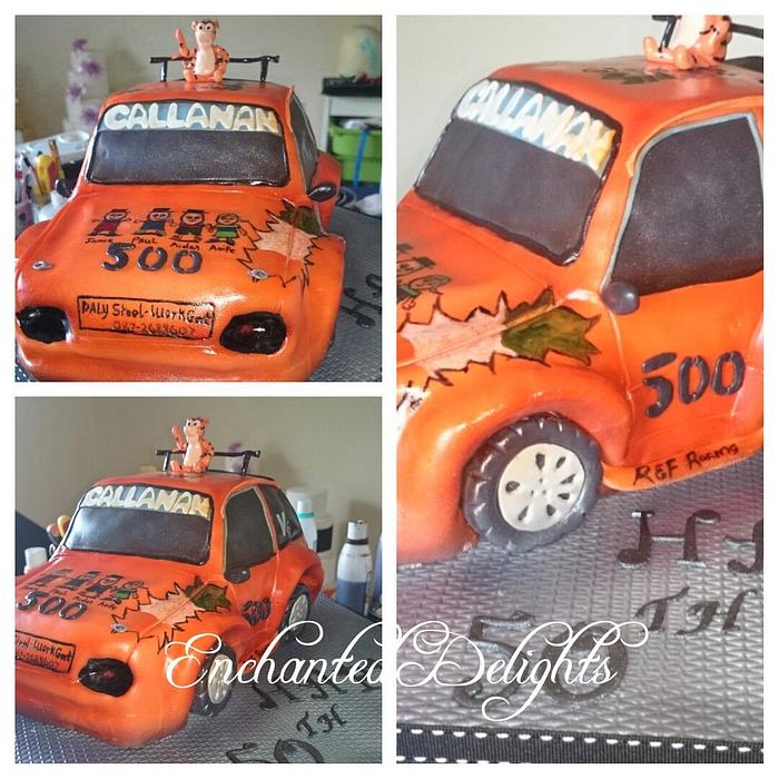 40th birthday cake Rally car 