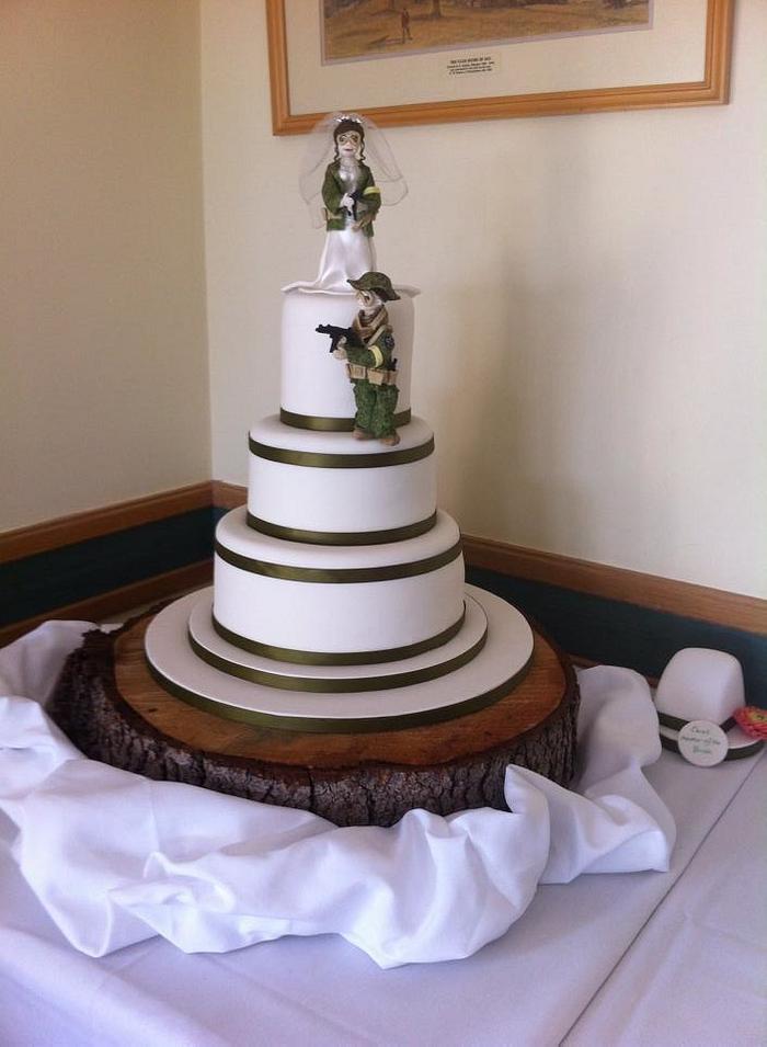 Clare & Alex's Wedding Cake