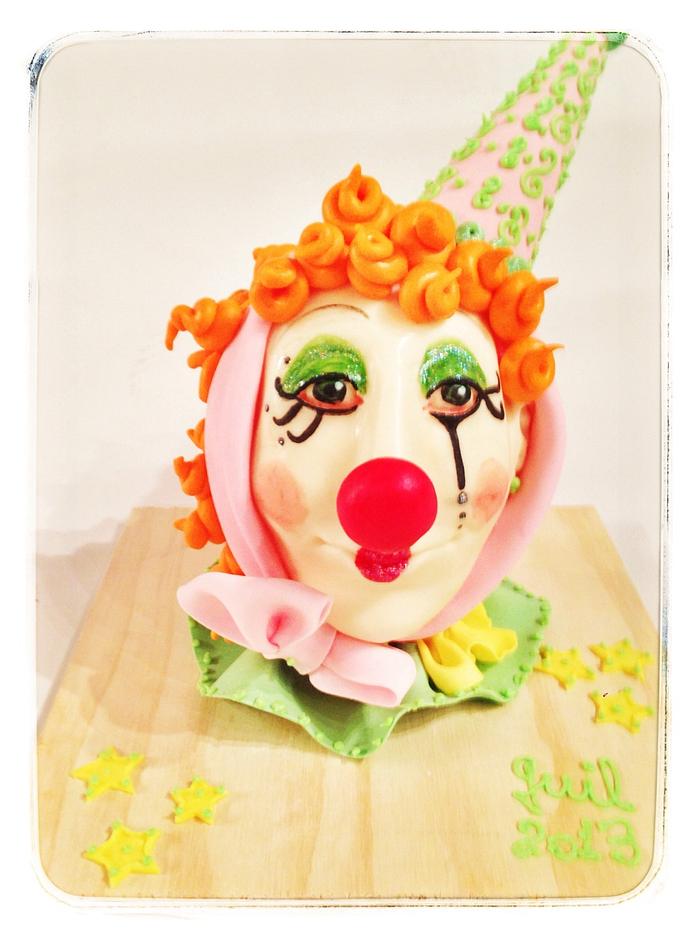 Clown Cake Decorated Cake By Guil Cakesdecor 