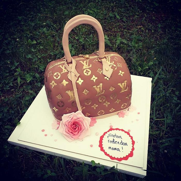 LV handbag cake