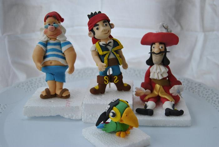 Cake Toppers: Jake and the Never Land Pirates