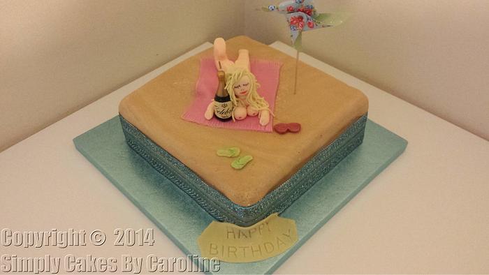 A rather cheeky cake for a Mirfield customer