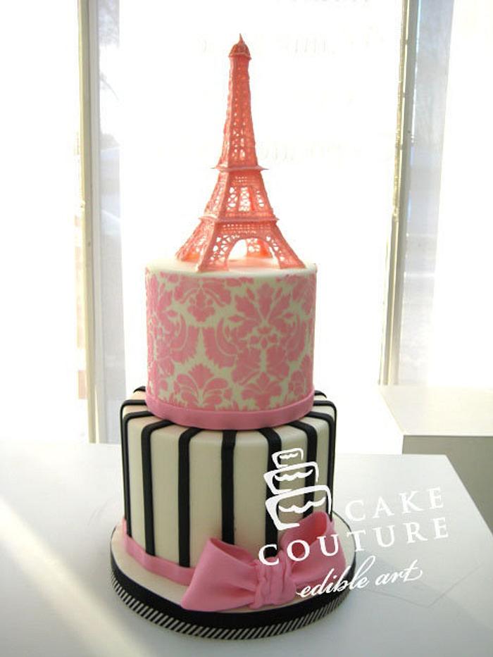 Paris... Bridal shower cake