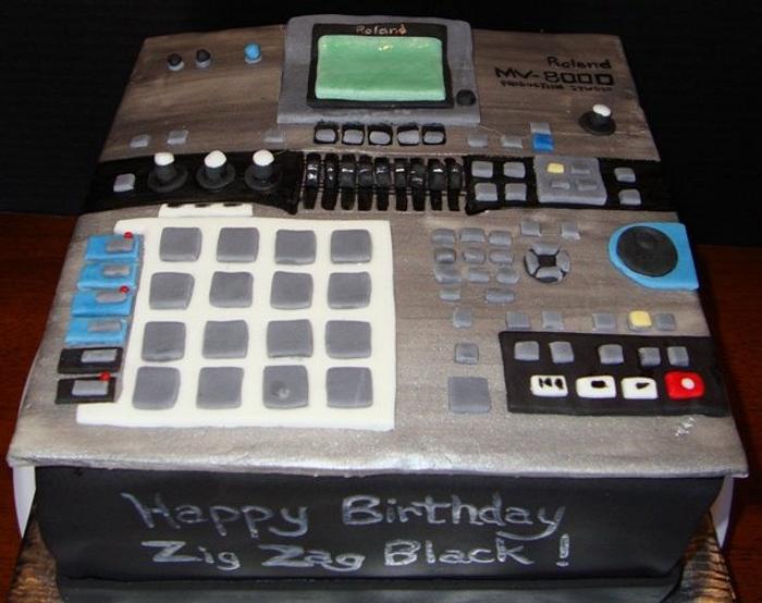 Audio Board Cake - Roland MV-8000