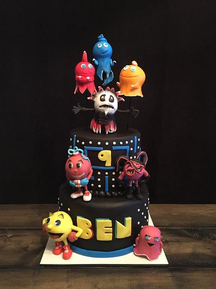 Pac-man cake