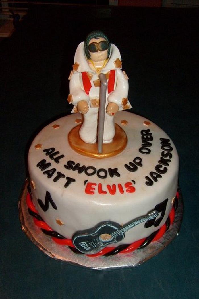 Elvis Groom's Cake