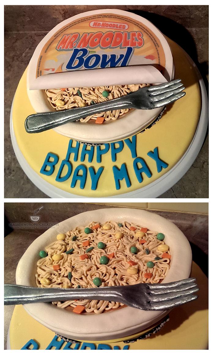 Mr. Noodles Bowl Cake