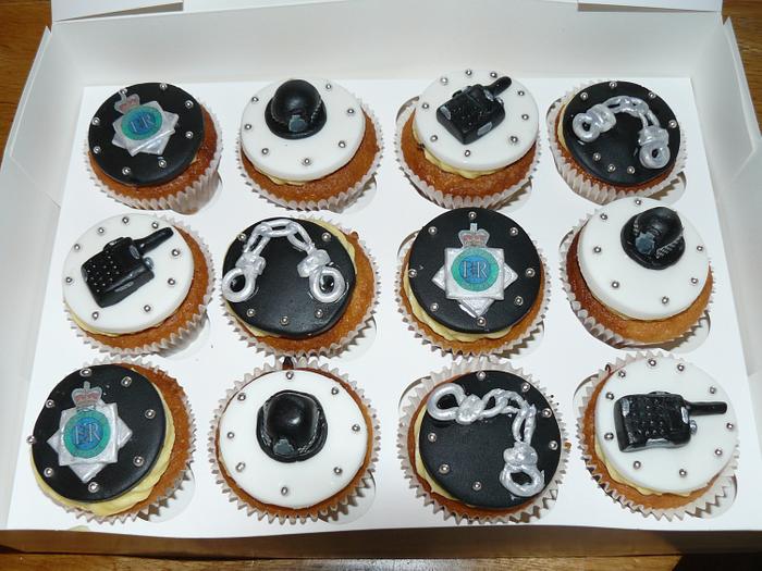 police themed cupcakes 