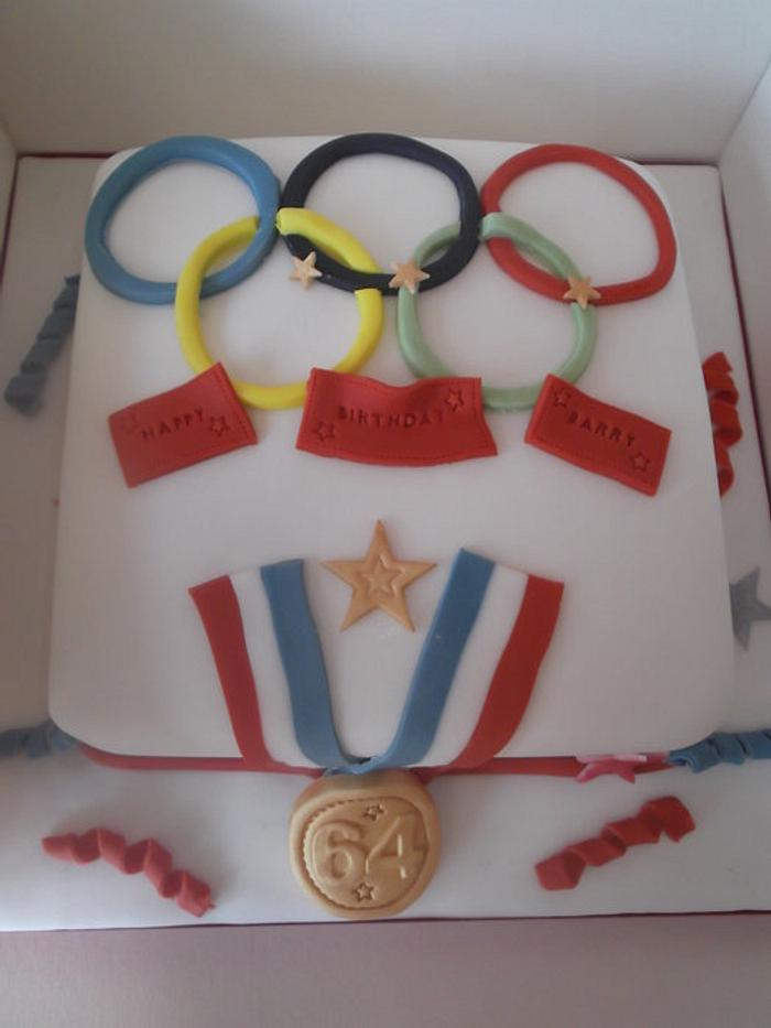 Olympic Birthday cake 