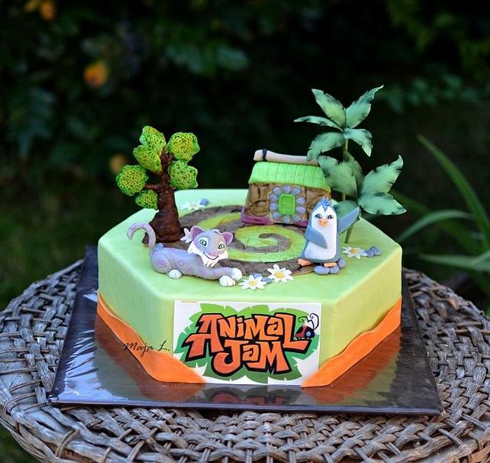 animal jam cake