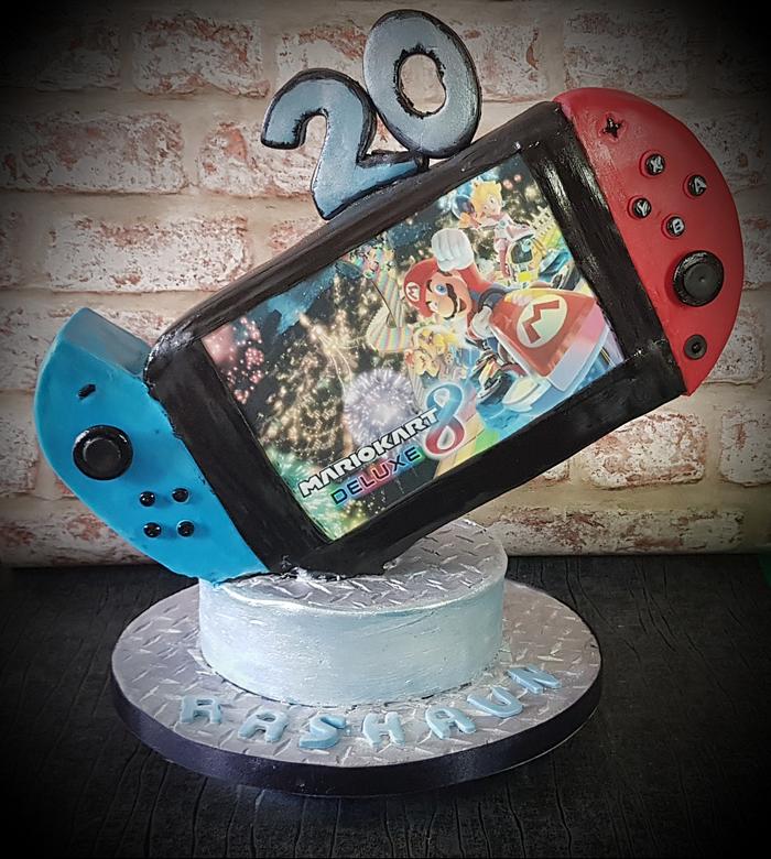 Nintendo Switch Birthday Cake