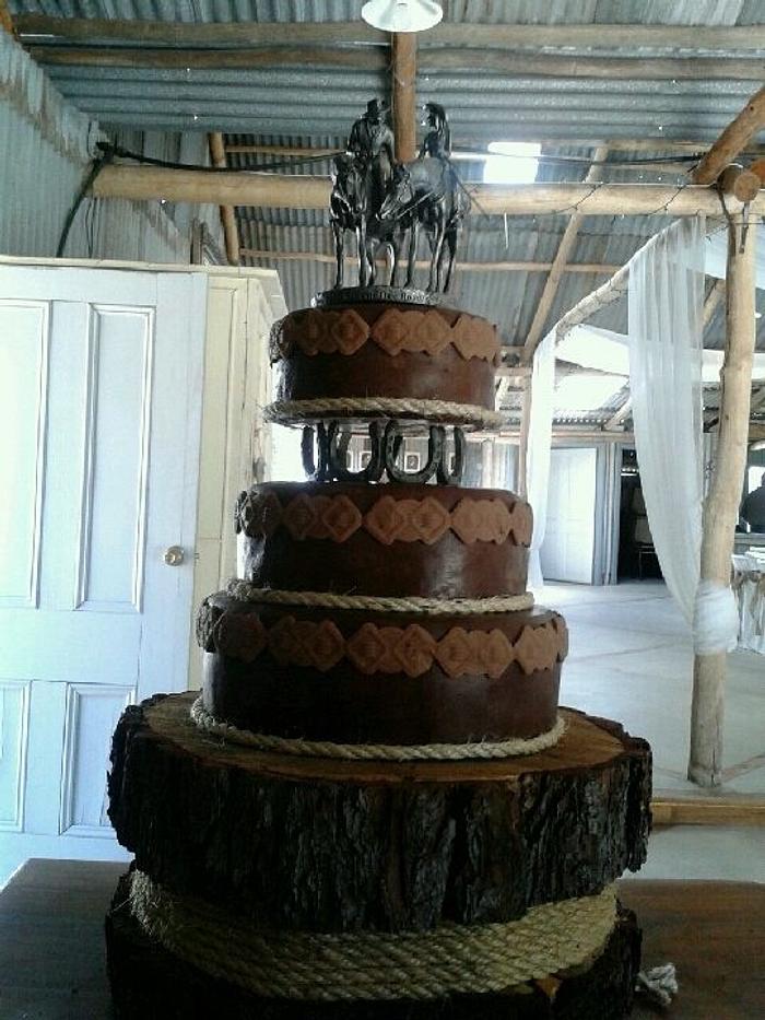 My first Wedding Cake for my daughter & son-inlaw