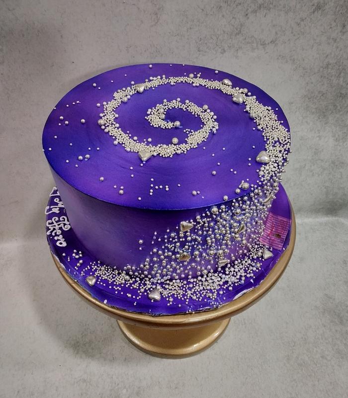 Galaxy cake 