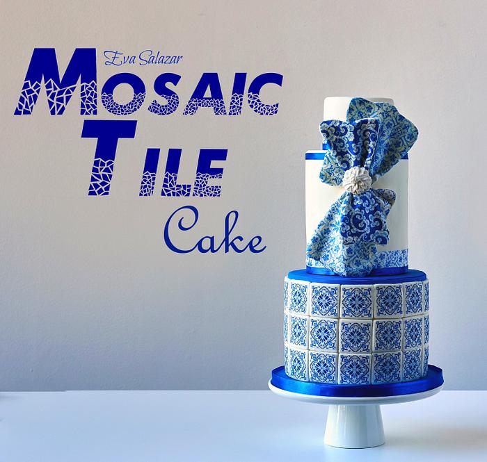 Mosaic Tile Cake
