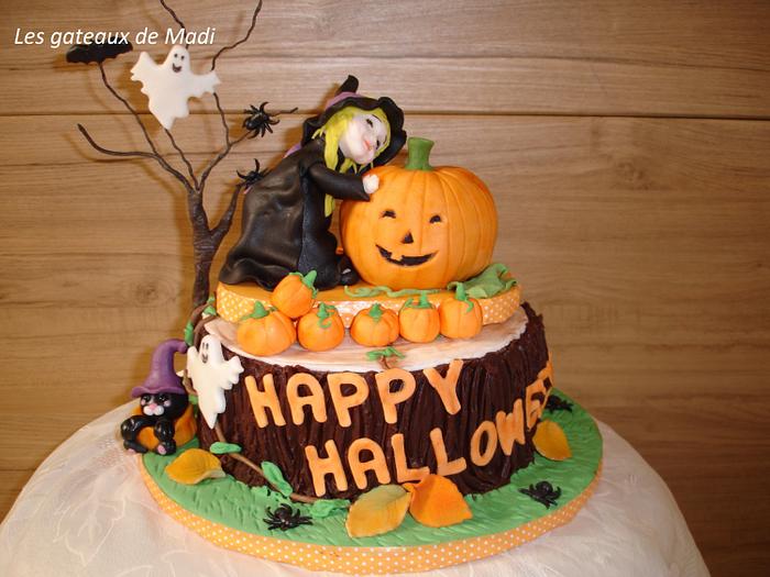 Gâteau d'Halloween 