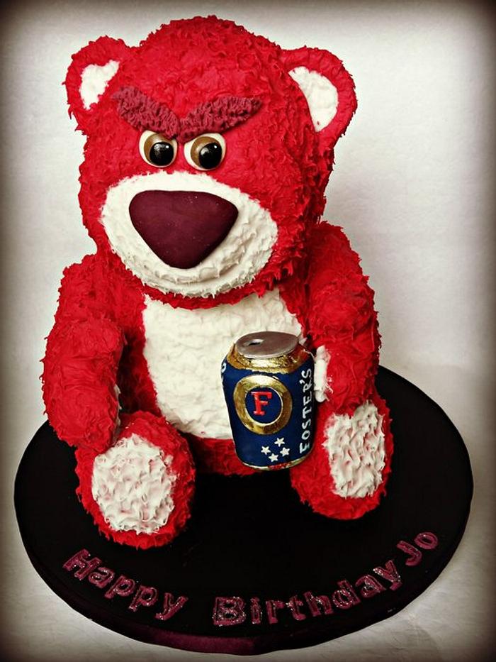 Lotso Bear with beer 