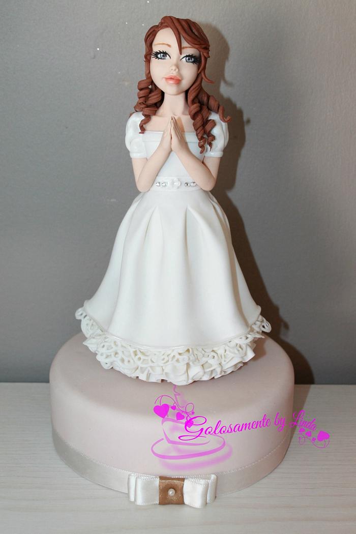 Topper cake first communion