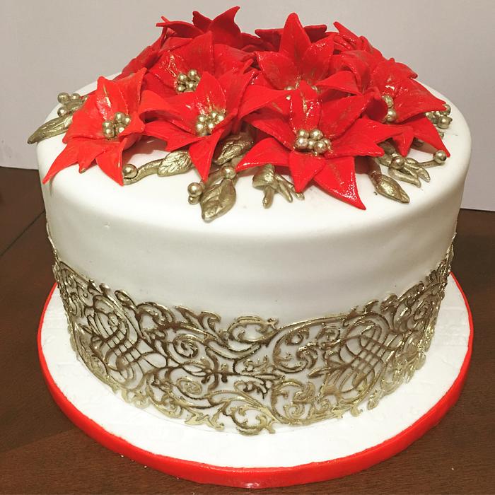 Joyful Christmas cake 