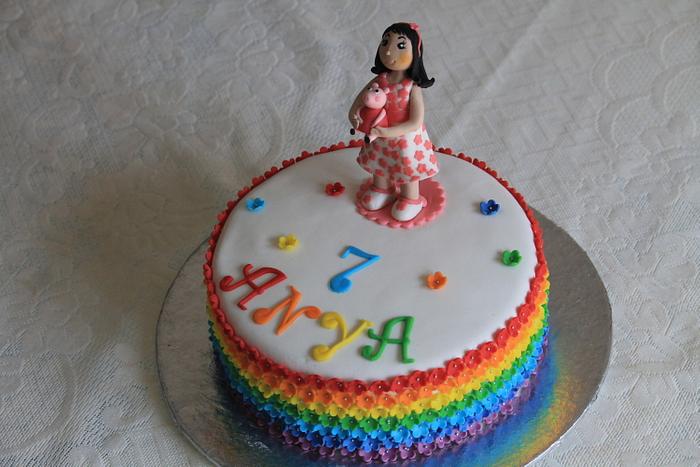 Rainbow Theme Cakes