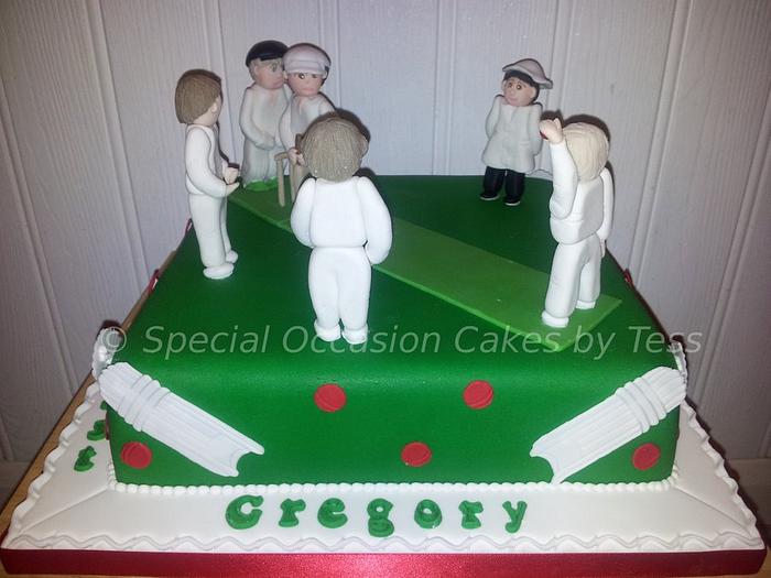 Cake for a cricket lover