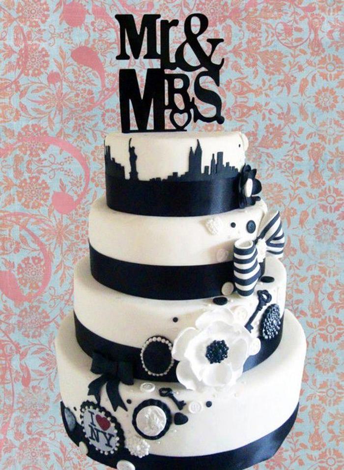 New York Wedding Cake