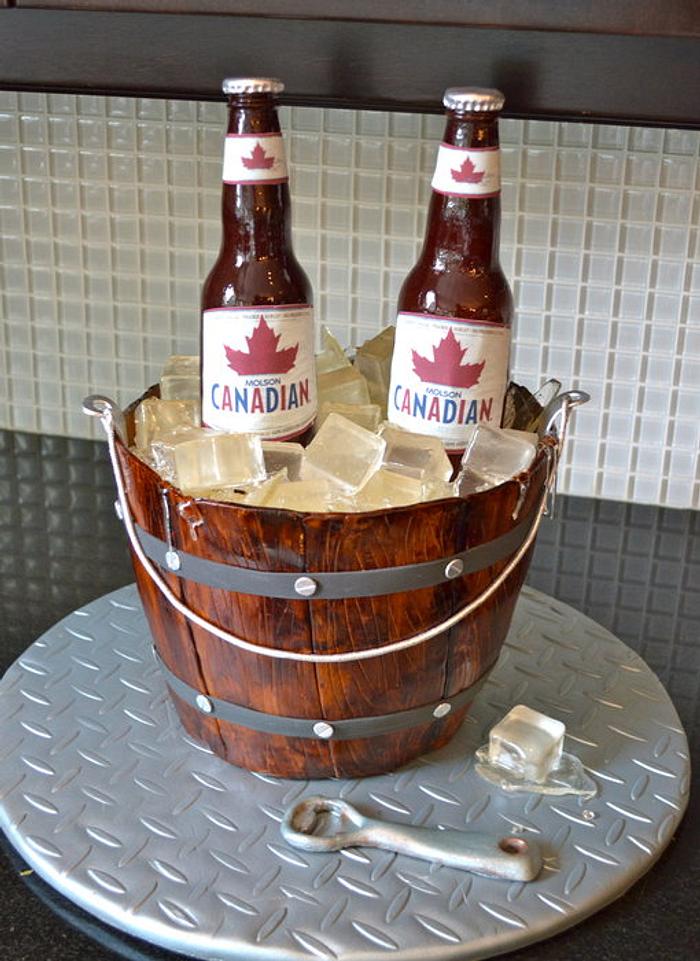 Beer tub cake