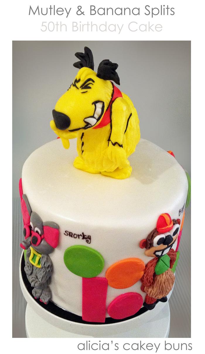 Mutley & Banana Splitz - Decorated Cake by Alicia's CB - CakesDecor