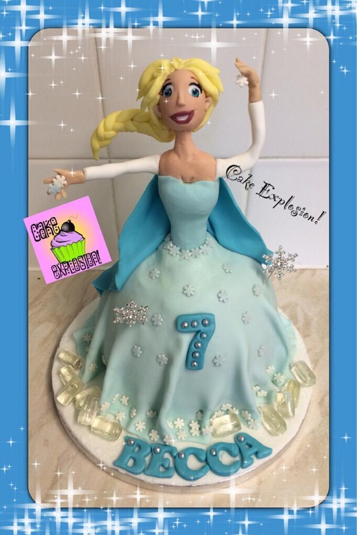 Disney Frozen Elsa cake