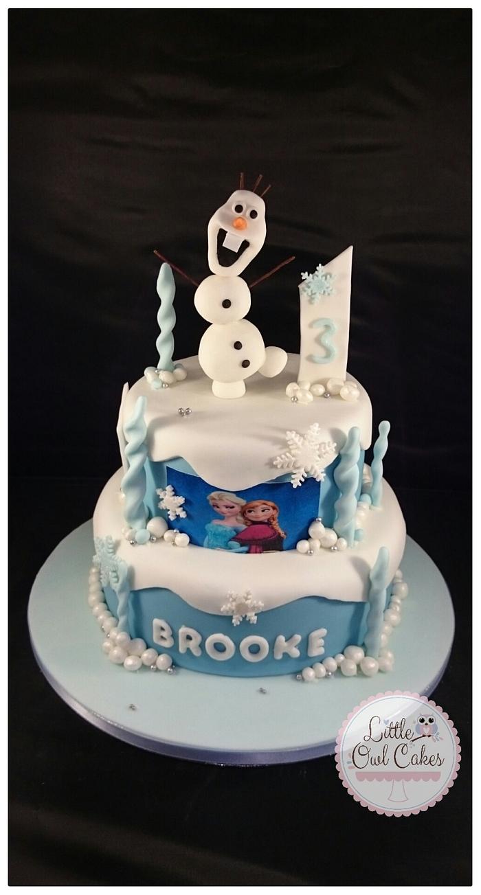 Olaf, Frozen cake