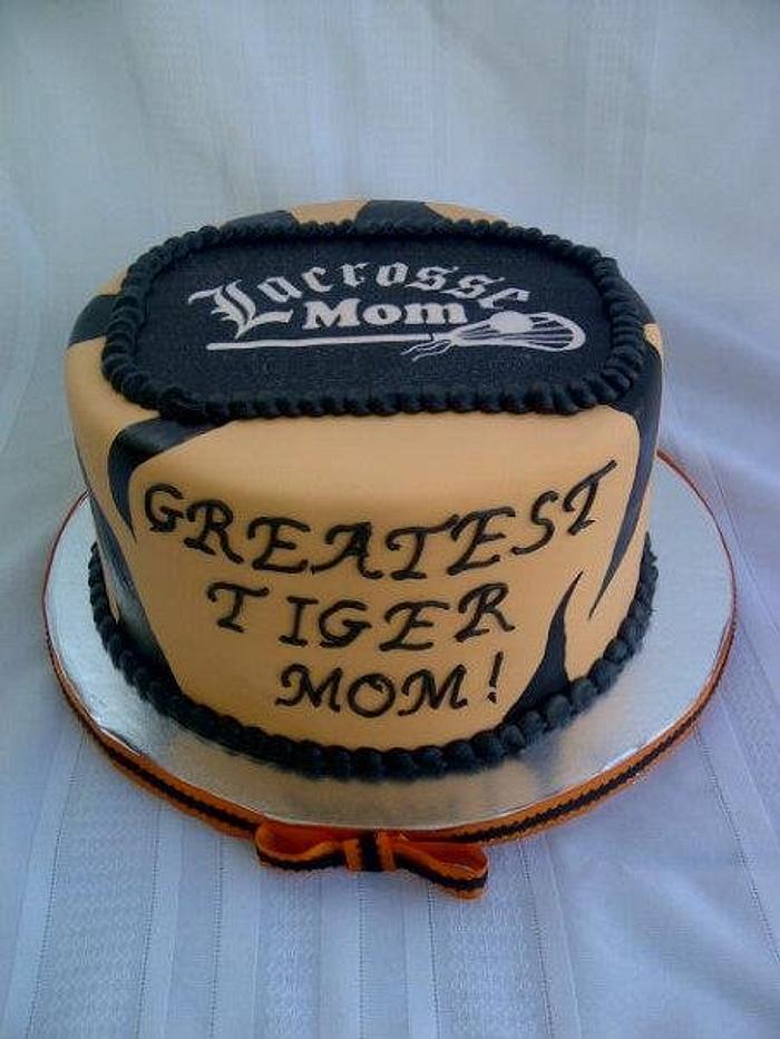 The Princeton Lacrosse Mom's cake