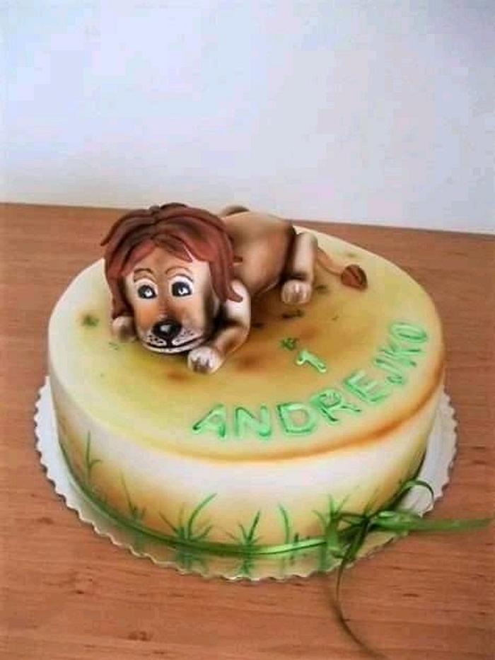Cake with lion