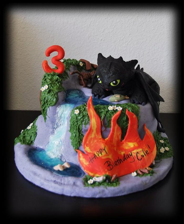 'How to Train Your Dragon' Cake