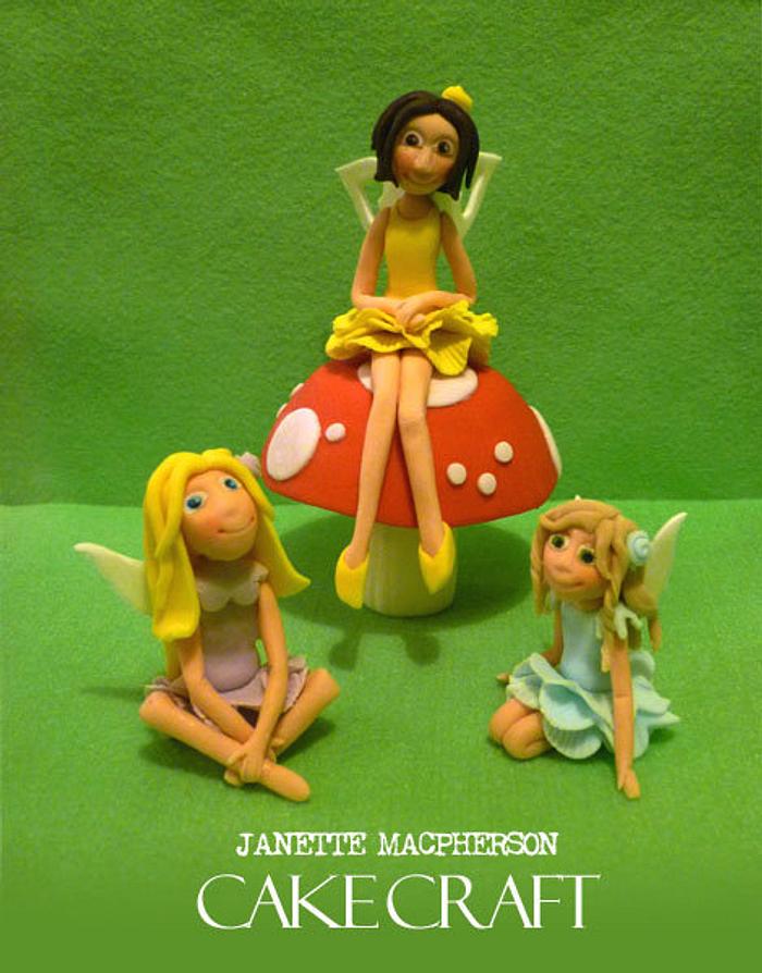 Fairy cake toppers