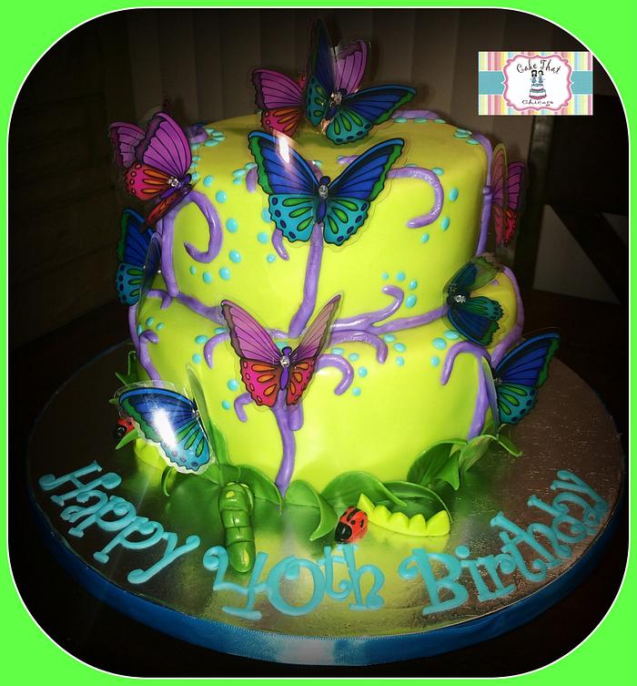 Journey of a butterfly cake