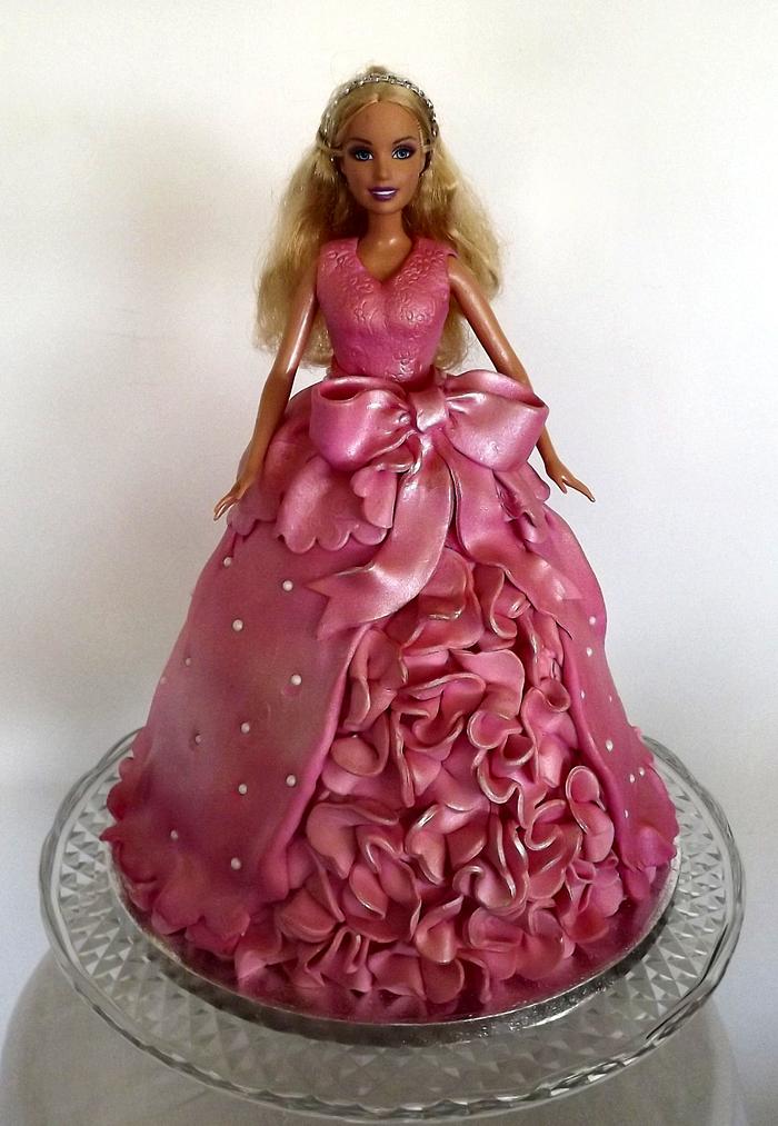 Barbie Doll Cake :) x
