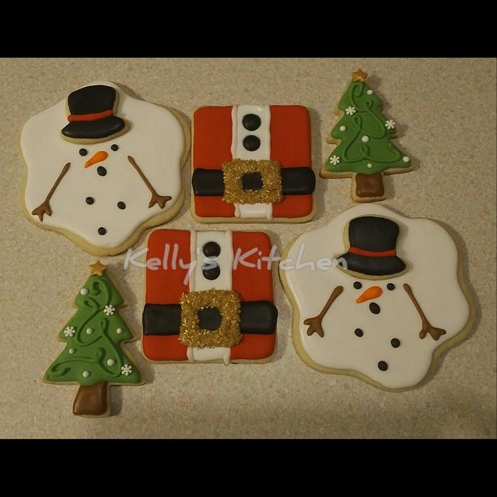 Christmas sugar cookies, Style 1