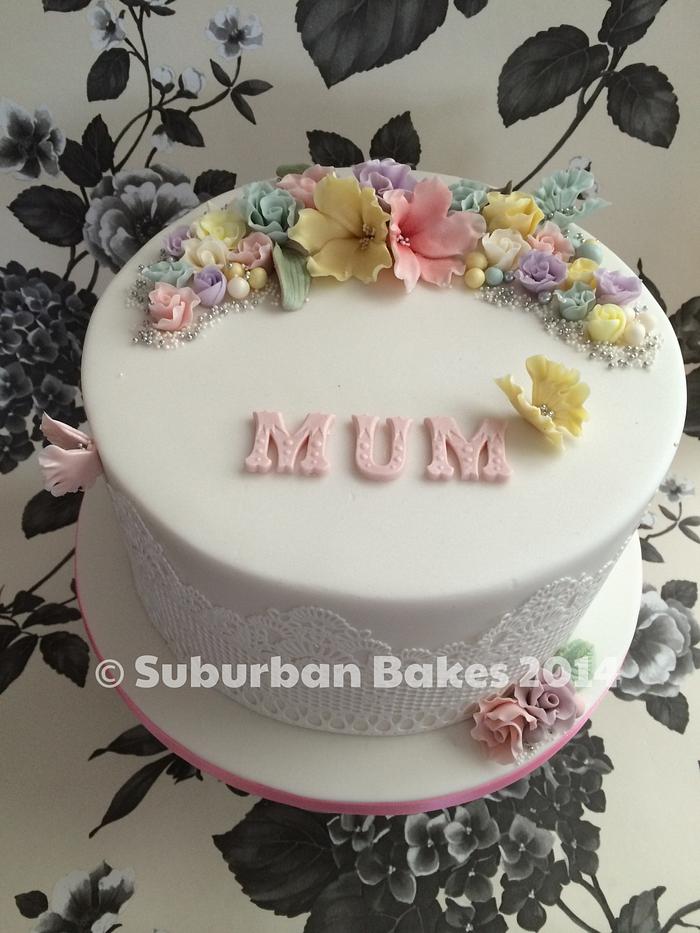 Mum's birthday cake