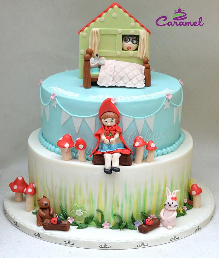 Little Red Riding Hood Cake  Birthday cake kids, Themed cakes, Girl cakes