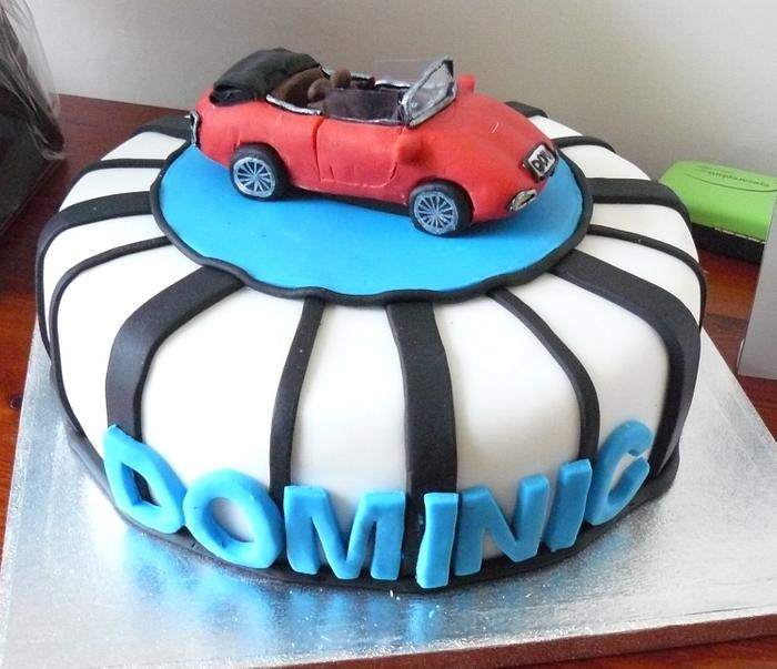 convertible Car cake 