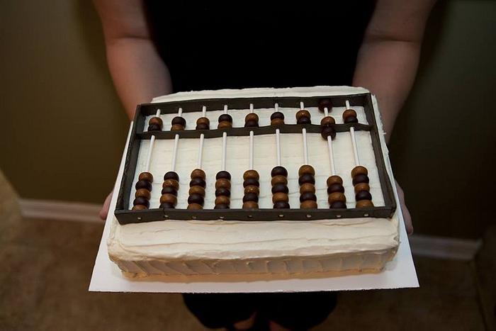 Abacus cake
