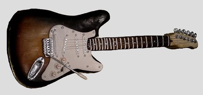 Fender Stratocaster electric guitar cake