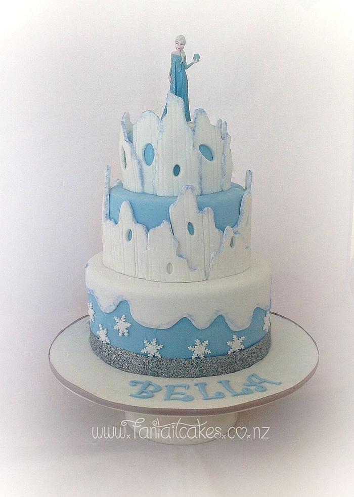 Frozen, Elsa in her ice castle