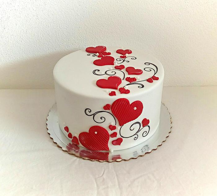 Valentine's cake 