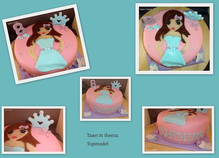 Topmodel cake