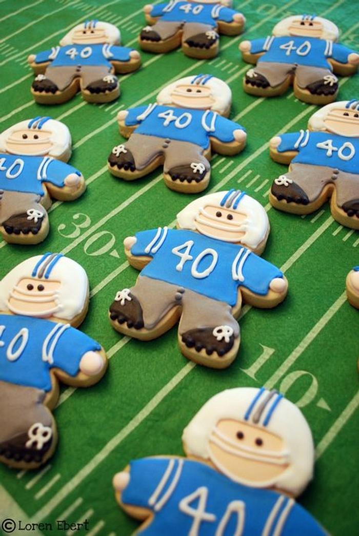 Football Player Cookies!