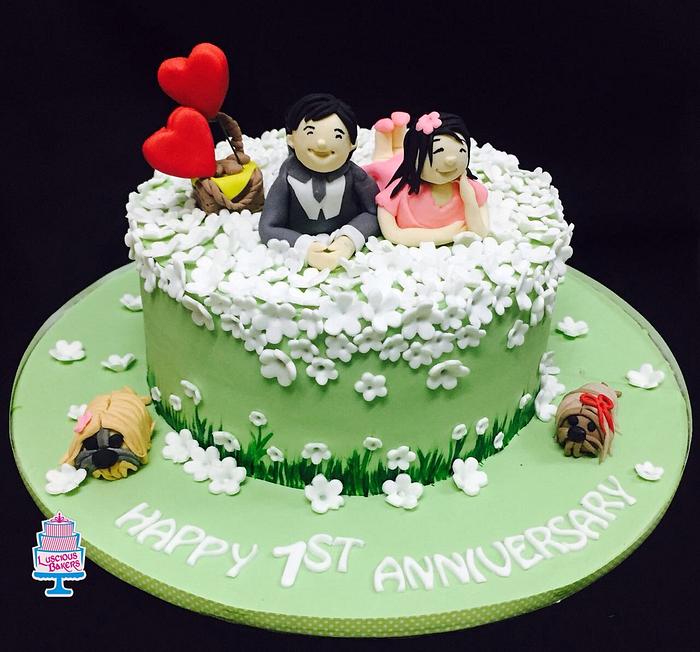 Wedding Anniversary Cakes Gallery