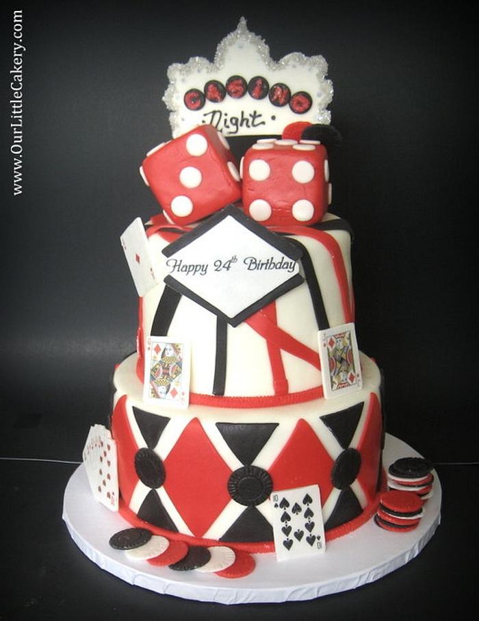 Casino Birthday Cake