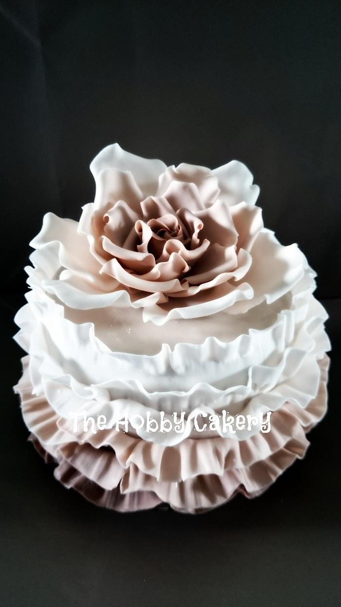 vintage rose and ruffles 